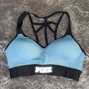 PINK ultimate push up sports bra
